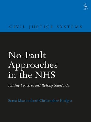 cover image of No-Fault Approaches in the NHS